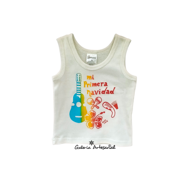 Camisilla para Bebé - Mi Primera Navidad