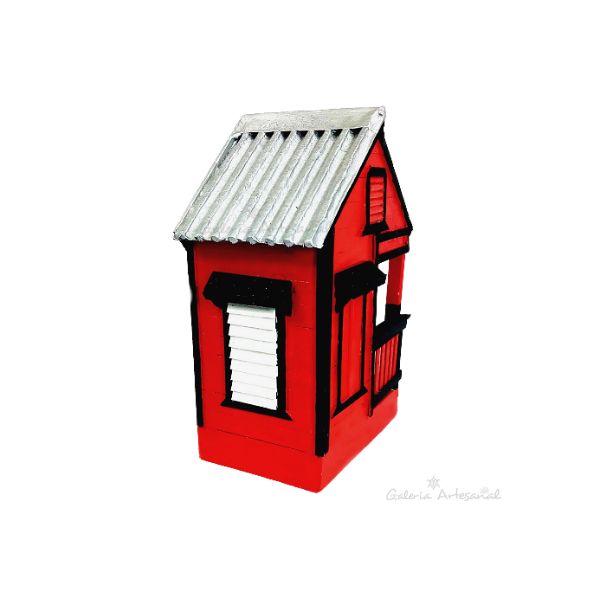 Fachada casita de bombero calle 25 de enero