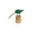 Zumbador Verde tallado en madera