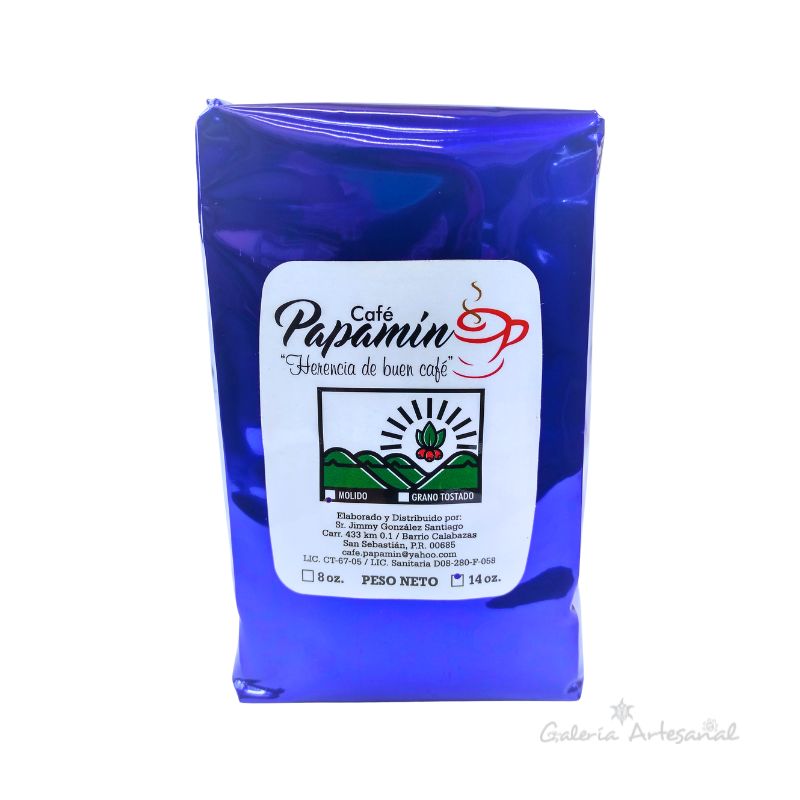 Café Papamín Tueste Medio Oscuro – Galeria ArtesanalPR