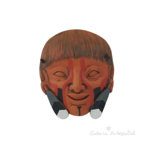 Cara de Indio Taíno en cerámica - VARIOS