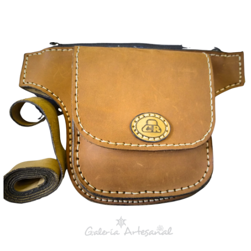 Bag Riñonera De Cuero Artesanal Carteras A La Cintura Cartera En