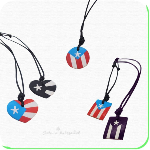 Collar de Bandera de Puerto Rico en Higüera