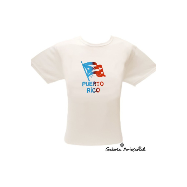 Camiseta para niños Bandera de Puerto Rico