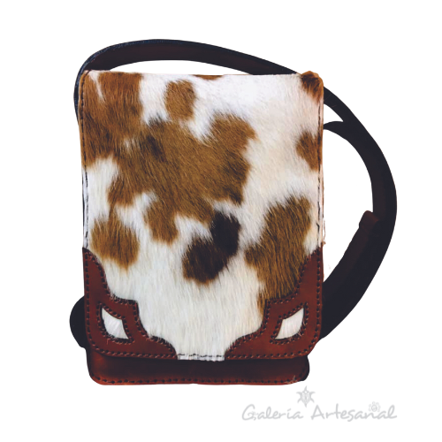 Cartera de cuero de vaca sale